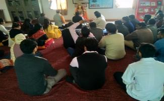 Library sarswati puja function