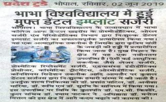 Free dental implant surgery